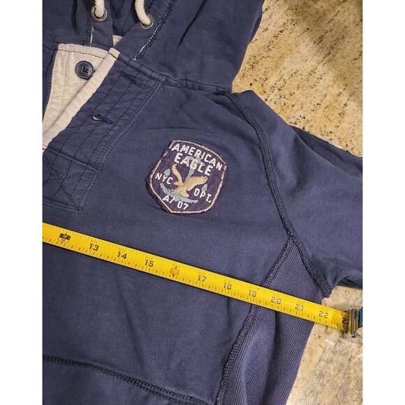 Vintage Fit American Eagle Outfitters Men's M  Reverse Weave Hoodie Sweatshirt - Picture 3 of 16